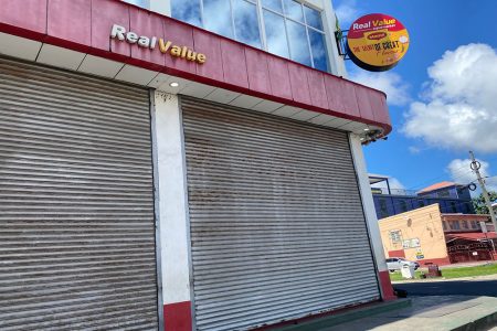The Real Value Supermarket.