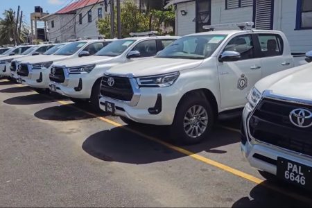 Some of the vehicles