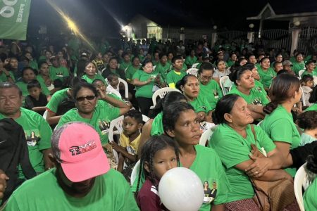 Attendees at the APNU meeting at Tabatinga (APNU photo)