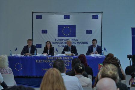 The EU EOM press conference today.