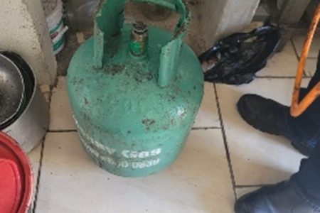 The intact Massy Gas cylinder after the ‘C’ Field, Sophia incidenta
